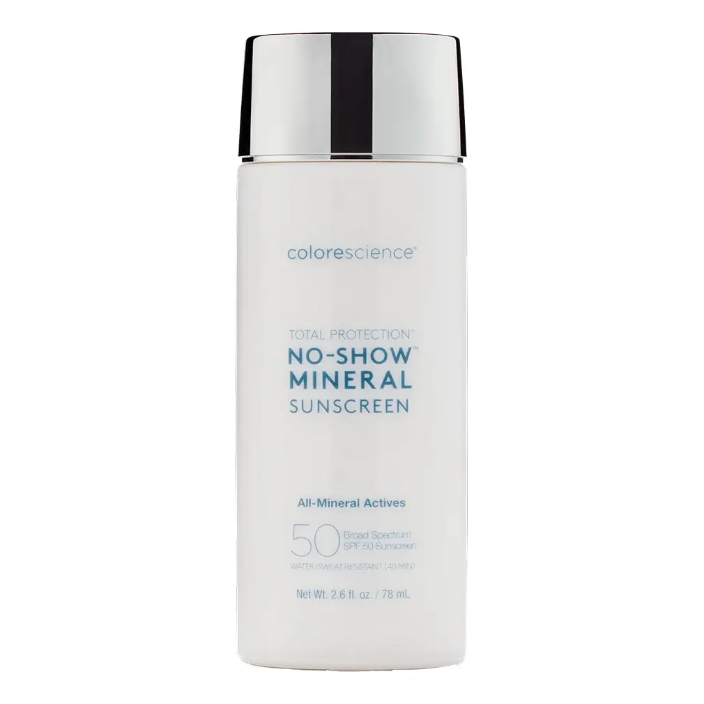Прозорий мінеральний сонцезахисний флюїд Total Protection No-Show Mineral Sunscreen SPF 50 COLORESCIENCE Обʼєм 78 мл