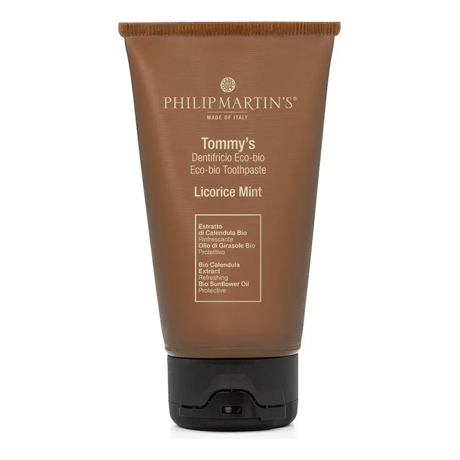 Зубная эко-паста со вкусом лакрицы и мяты Tommy's Licoricemint Toothpaste PHILIP MARTIN`S Объем 75 мл
