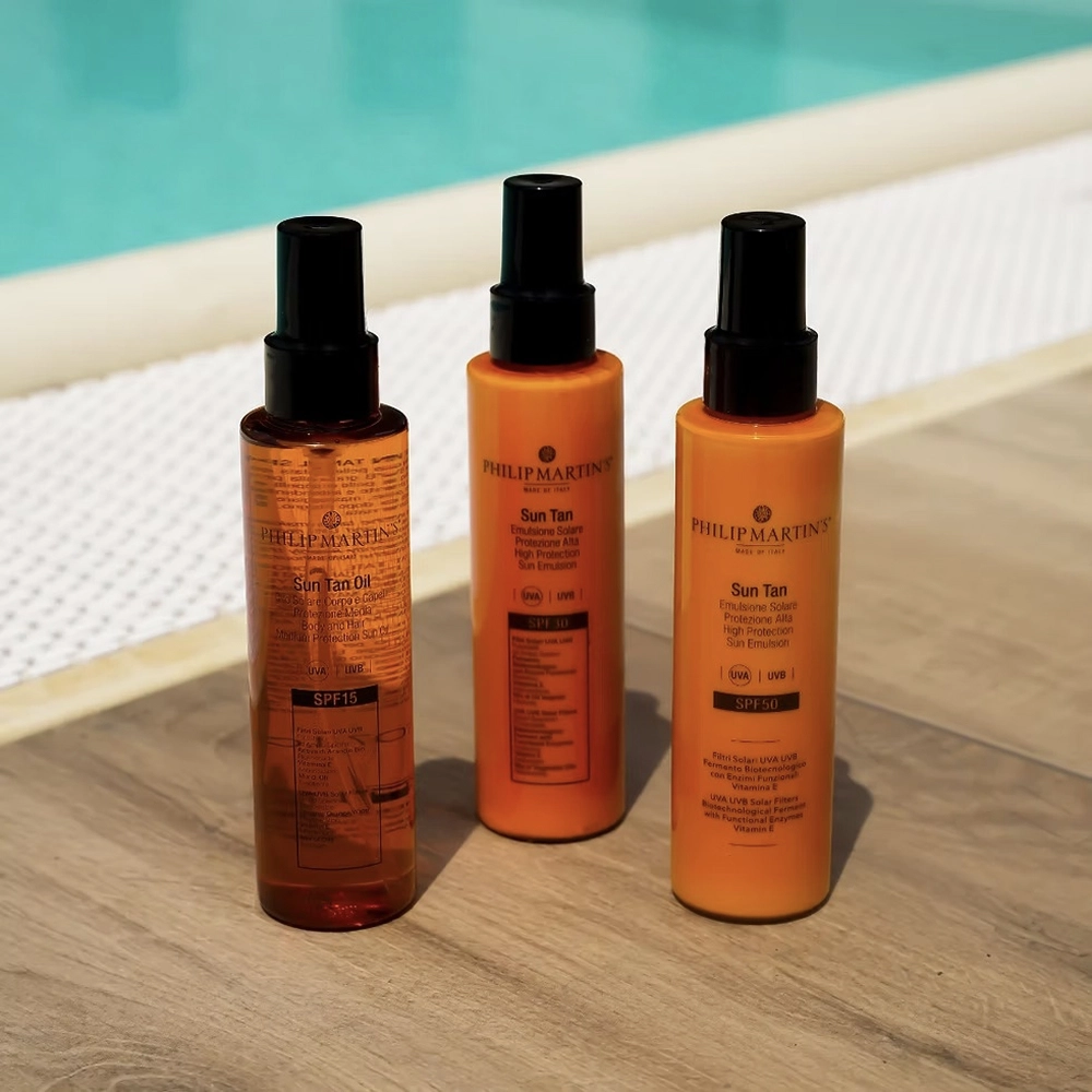 Солнцезащитное масло для волос и тела Sun Tan Oil SPF 15 Hair & Body PHILIP MARTIN`S Объем 150 мл — фото 2