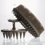 Щетка для кожи головы Soft Scrub Brush MON MOU Оттенок Taupe — фото 3