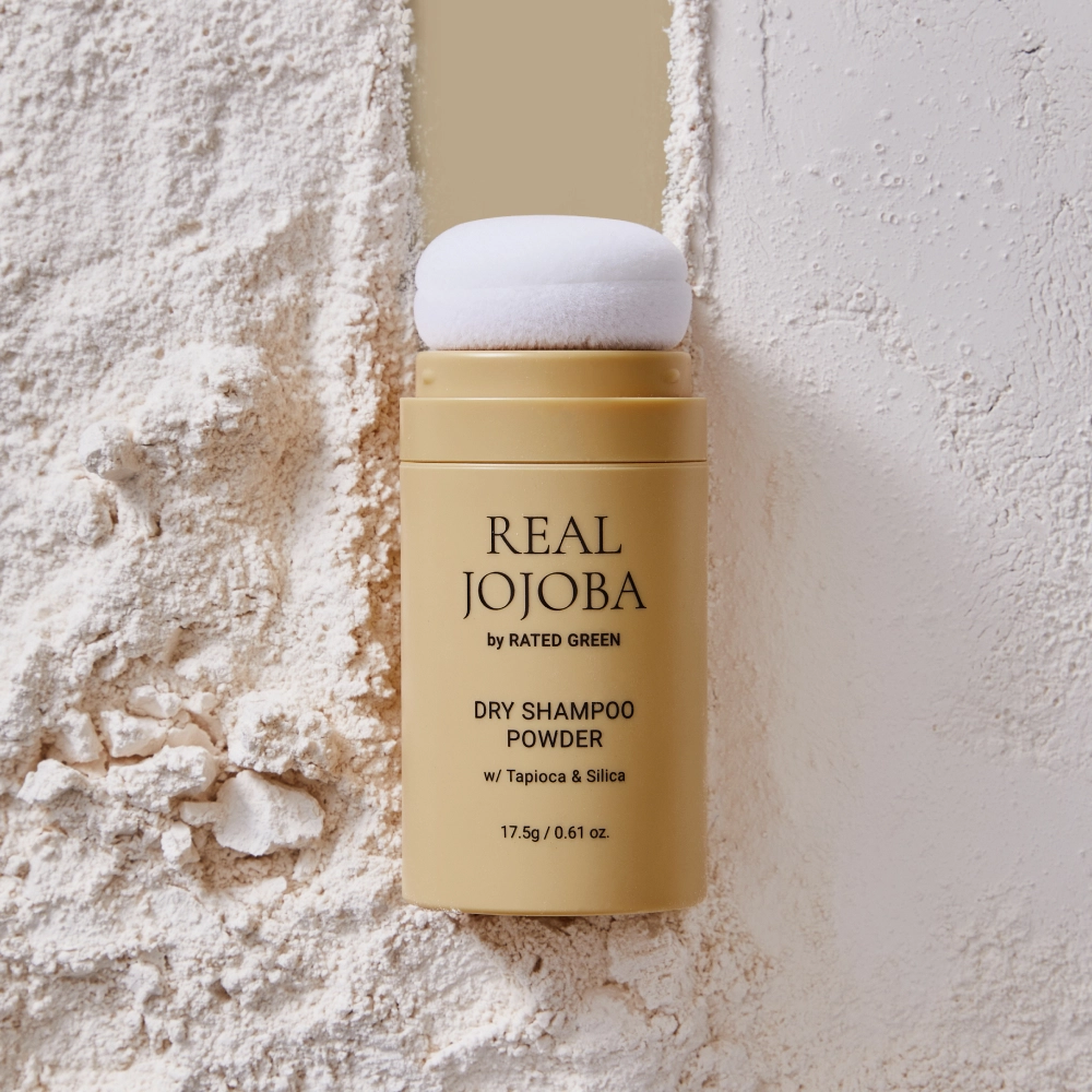 Сухой шампунь-порошок Real Jojoba Dry Shampoo Powder RATED GREEN Вес 17 г — фото 3