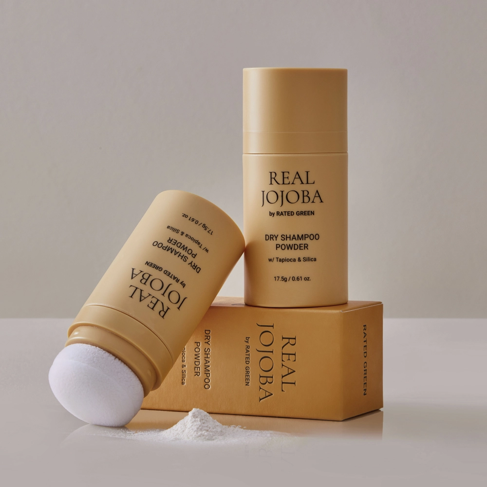 Сухой шампунь-порошок Real Jojoba Dry Shampoo Powder RATED GREEN Вес 17 г — фото 4