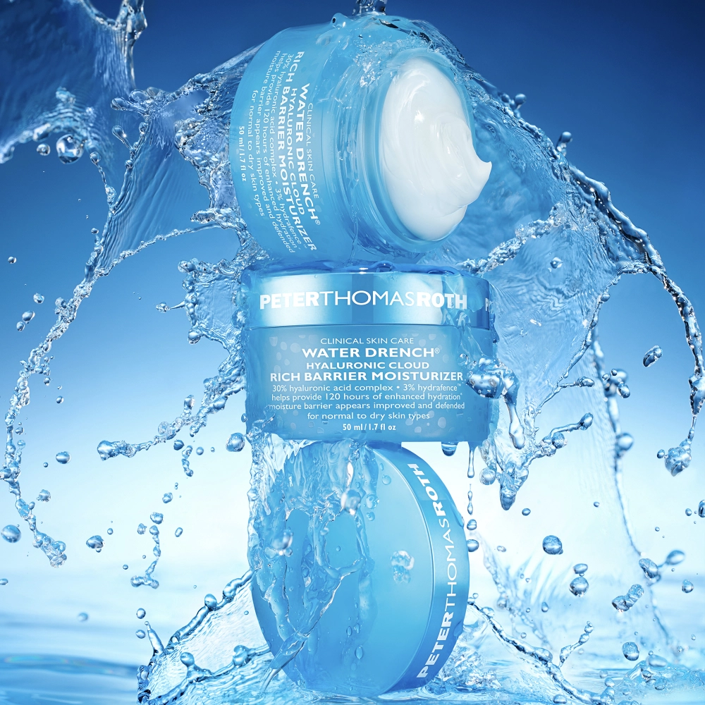 Живильний крем для обличчя для відновлення бар'єру шкіри Water Drench® Hyaluronic Cloud Rich Barrier Moisturizer PETER THOMAS ROTH Обʼєм 50 мл — фото 6