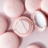 Перекриваючий напівматовий кушон Silky Fit Cover Cushion SPF 40 PA++ KEYTH Вага 15 г — фото 6