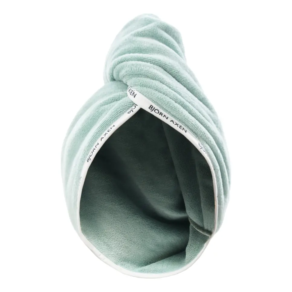 Тюрбан для волос Hair Towel Wrap BJÖRN AXÉN Оттенок Green