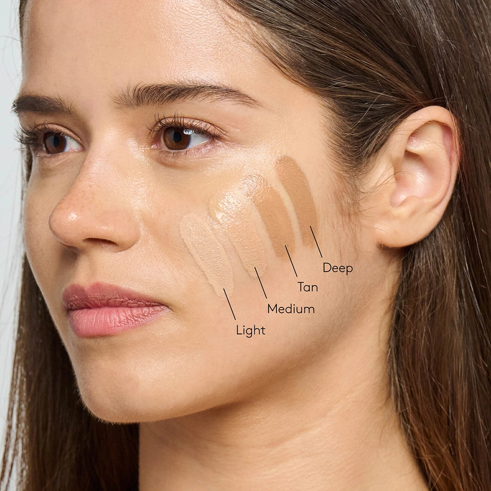 Сонцезахисний крем для обличчя з адаптивними пігментами Sunforgettable Total Protection Face Shield Flex Medium SPF 50 COLORESCIENCE Відтінок Light — фото 4
