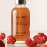Краплі для автозасмаги обличчя The Face Illuminating Self-Tan Drops Light/Medium TAN-LUXE Обʼєм 30 мл — фото 6