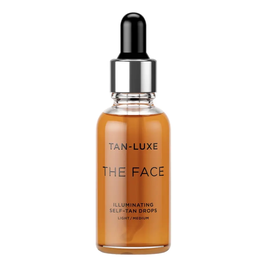 Краплі для автозасмаги обличчя The Face Illuminating Self-Tan Drops Light/Medium TAN-LUXE Обʼєм 30 мл