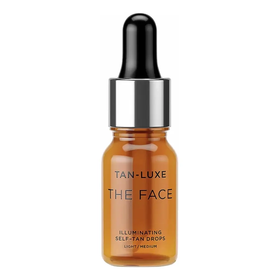 Краплі для автозасмаги обличчя The Face Illuminating Self-Tan Drops Light/Medium TAN-LUXE Обʼєм 10 мл