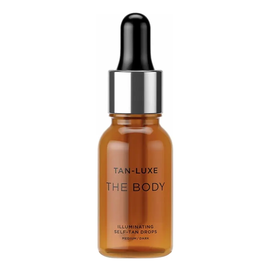 Краплі для автозасмаги тіла у відтінку The Body Illuminating Self-Tan Drops Medium/Dark TAN-LUXE Обʼєм 15 мл