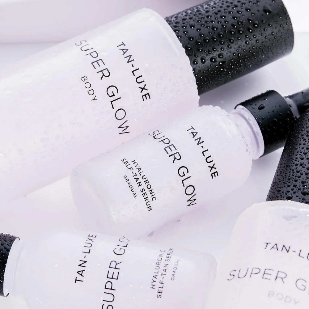 Сироватка для автозасмаги з гіалуроновою кислотою Super Glow Hyaluronic Self-Tan Serum TAN-LUXE Обʼєм 30 мл — фото 6
