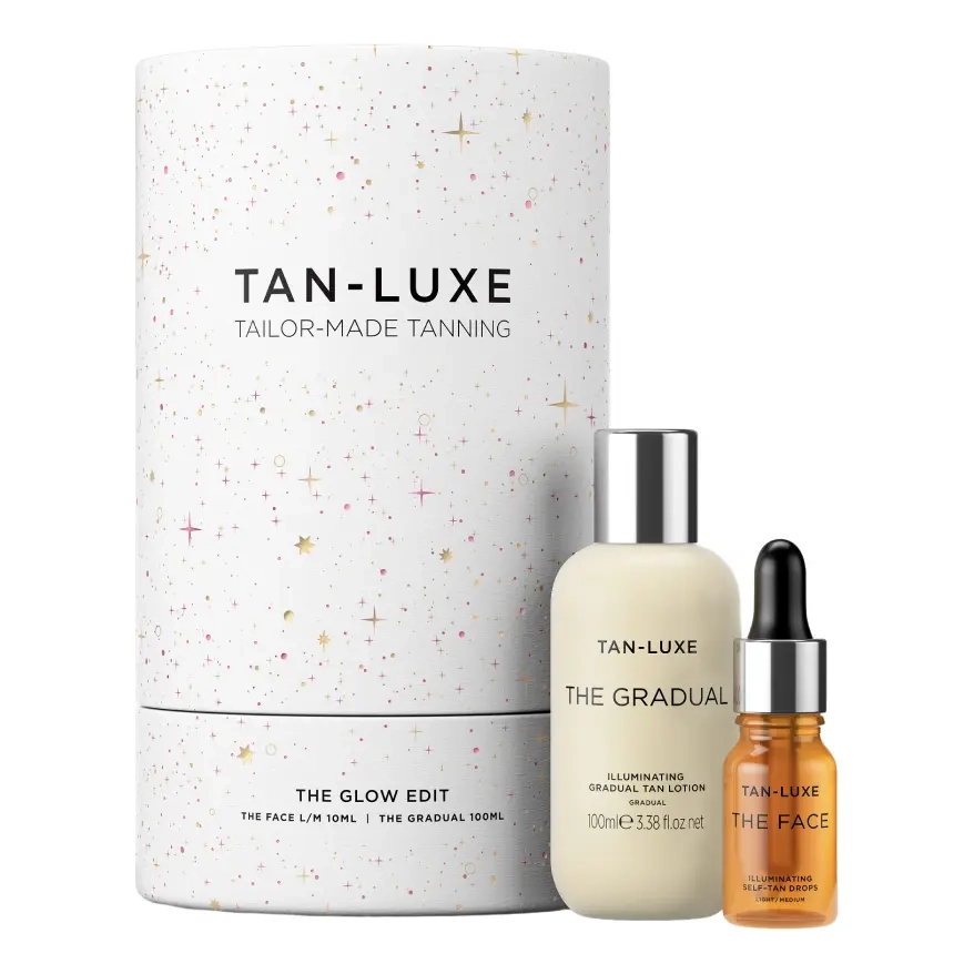 Лімітований набір для сайва шкіри "The Glow Edit" The Glow Edit TAN-LUXE