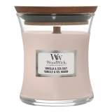 Ароматична свічка з ароматом ванілі та морської солі Mini Vanilla & Sea Salt WOODWICK Вага 85 г
