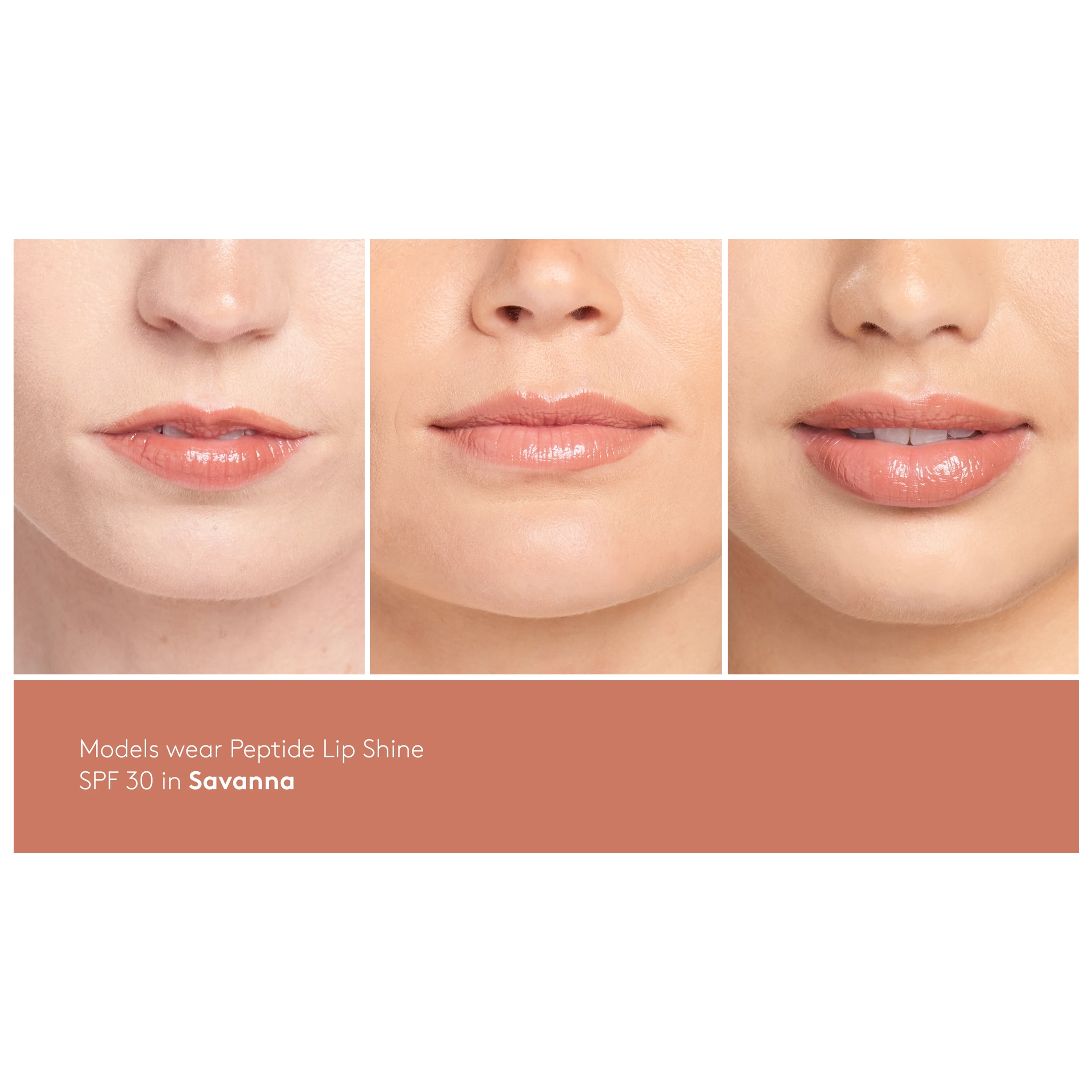 Блеск для губ с пептидами Peptide Lip Shine  SPF 30 COLORESCIENCE Оттенок Savanna — фото 4