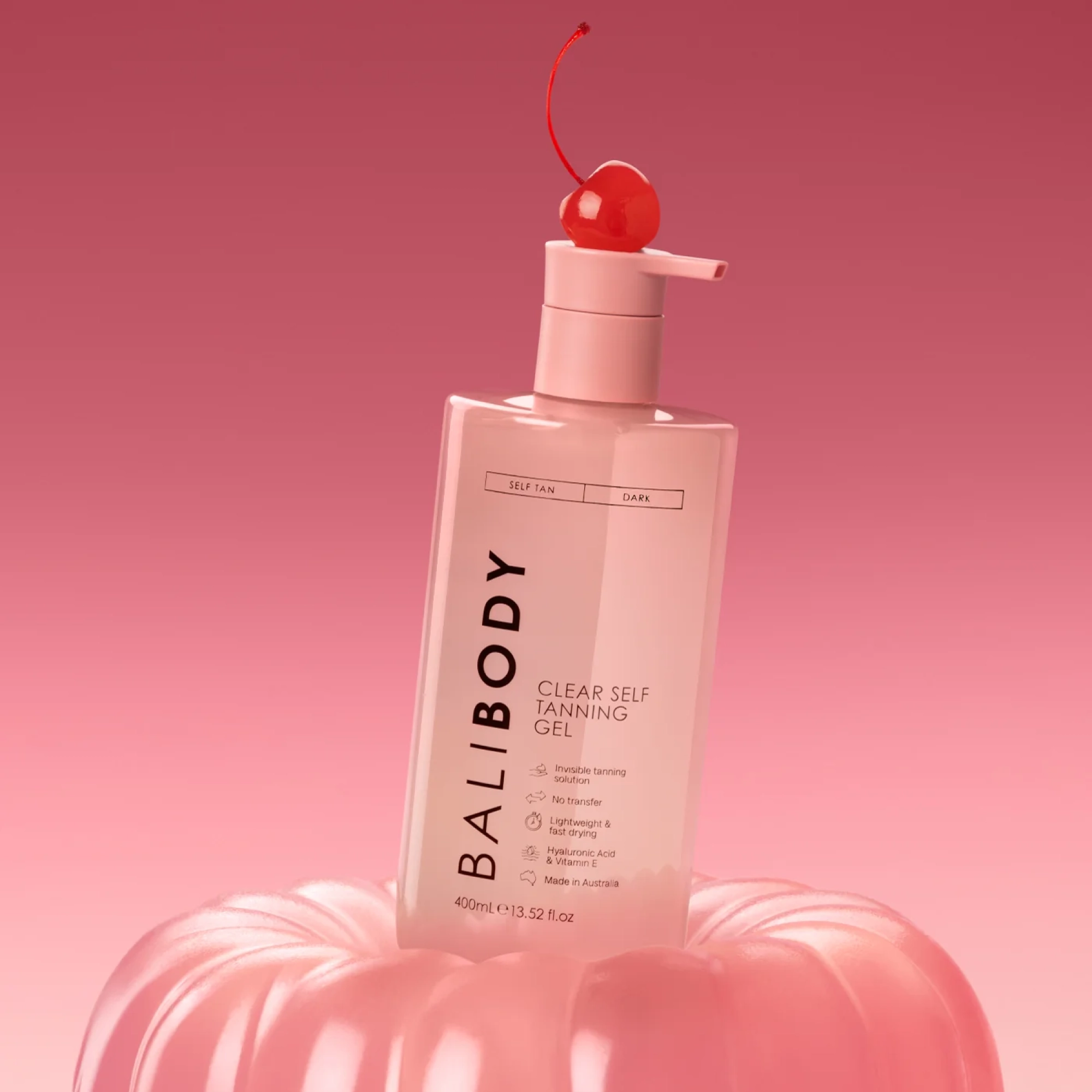 Прозорий гель автозасмага для тіла Clear Self Tanning Gel BALI BODY Обʼєм 400 мл — фото 3