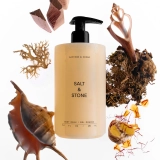 Антиоксидантний гель для душу з ароматом шафрану та кедру Body Wash Saffron & Cedar SALT & STONE Обʼєм 450 мл — фото 3