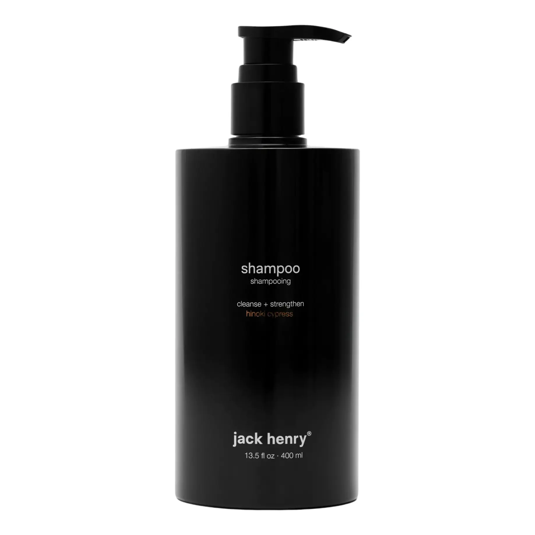 Шампунь з пептидами та рослинними суперфудами Shampoo Hinoki Cypress JACK HENRY Обʼєм 400 мл