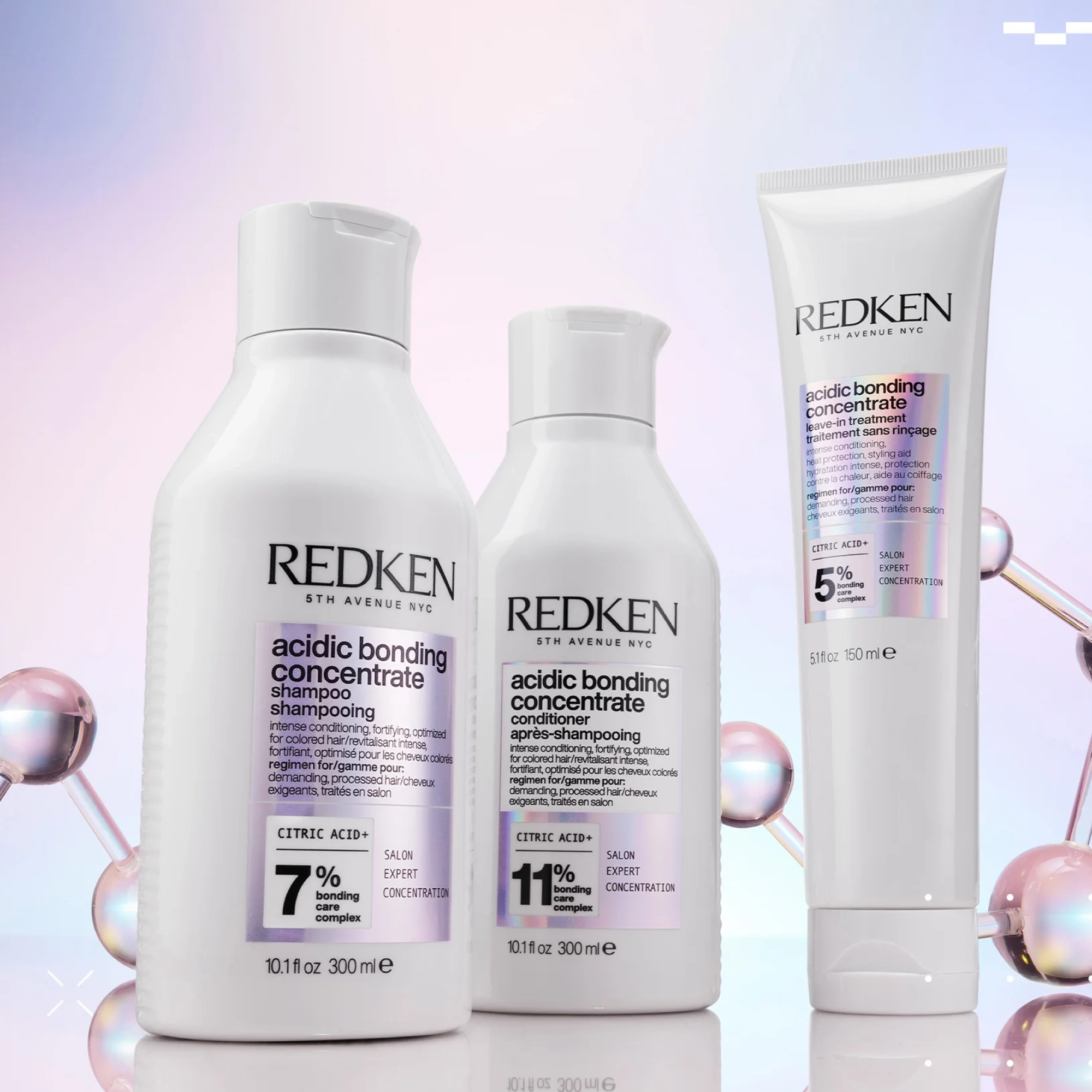 Відновлювальний набір для пошкодженого волосся REDKEN Acidic