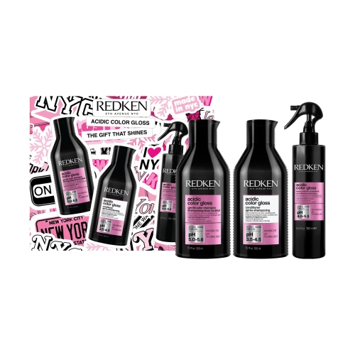 Набір для блиску та захисту фарбованого волосся Acidic Color Gloss Set redken