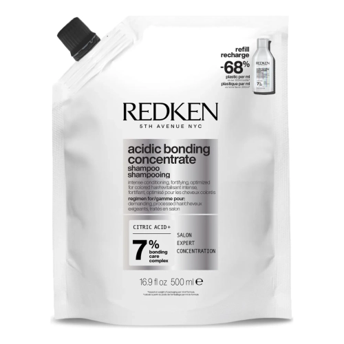 Відновлювальний шампунь для пошкодженого волосся (Змінний блок) Acidic Bonding Concentrate Shampoo Refill redken