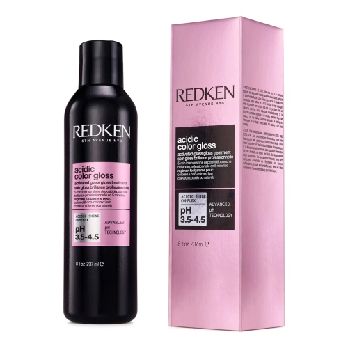 Професійний доглядовий засіб для блиску та сяйва волосся Acidic Color Gloss Activated Glass Gloss Treatment redken