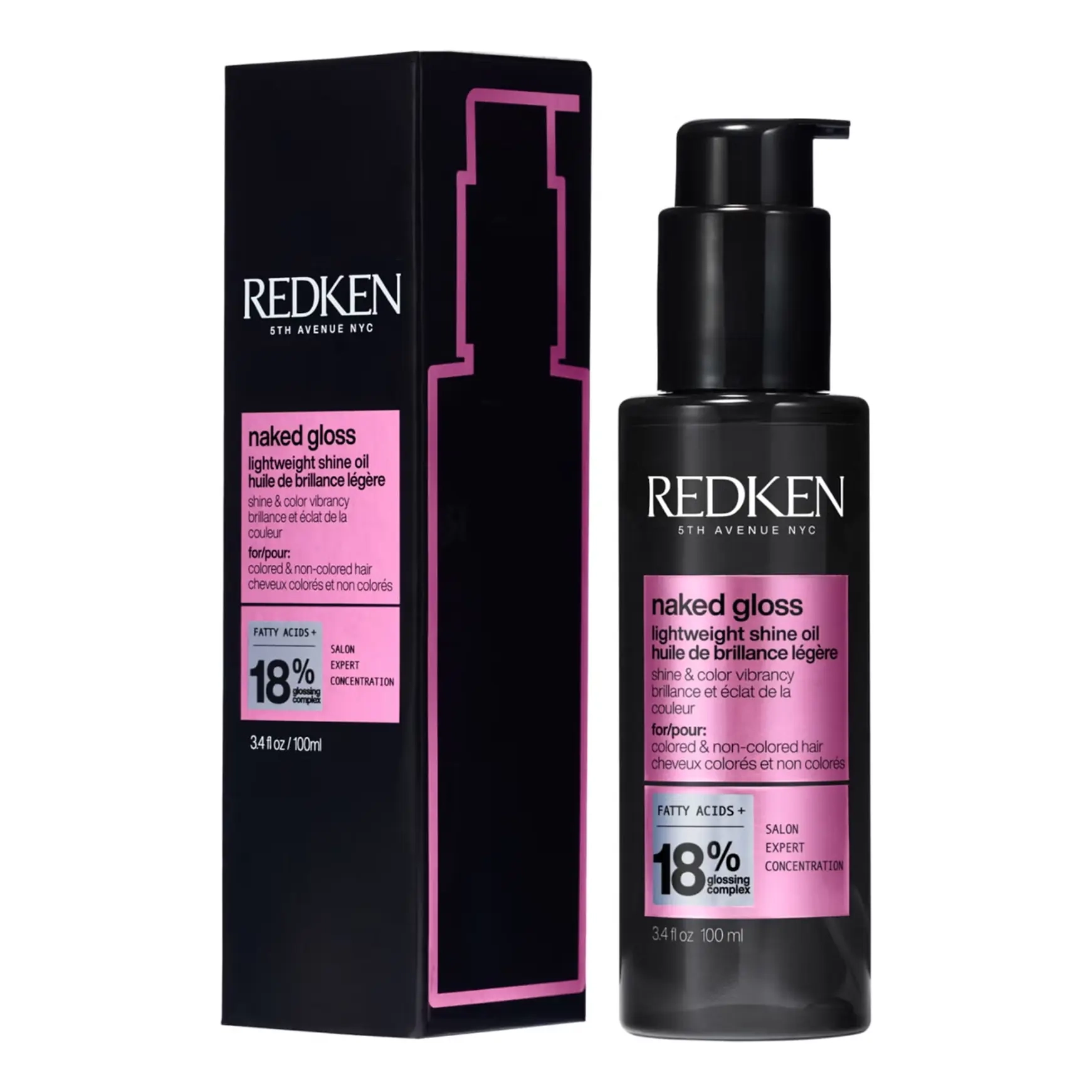 Легка олійка для сяйва волосся Naked Gloss Lightweight Shine Oil REDKEN Обʼєм 100 мл