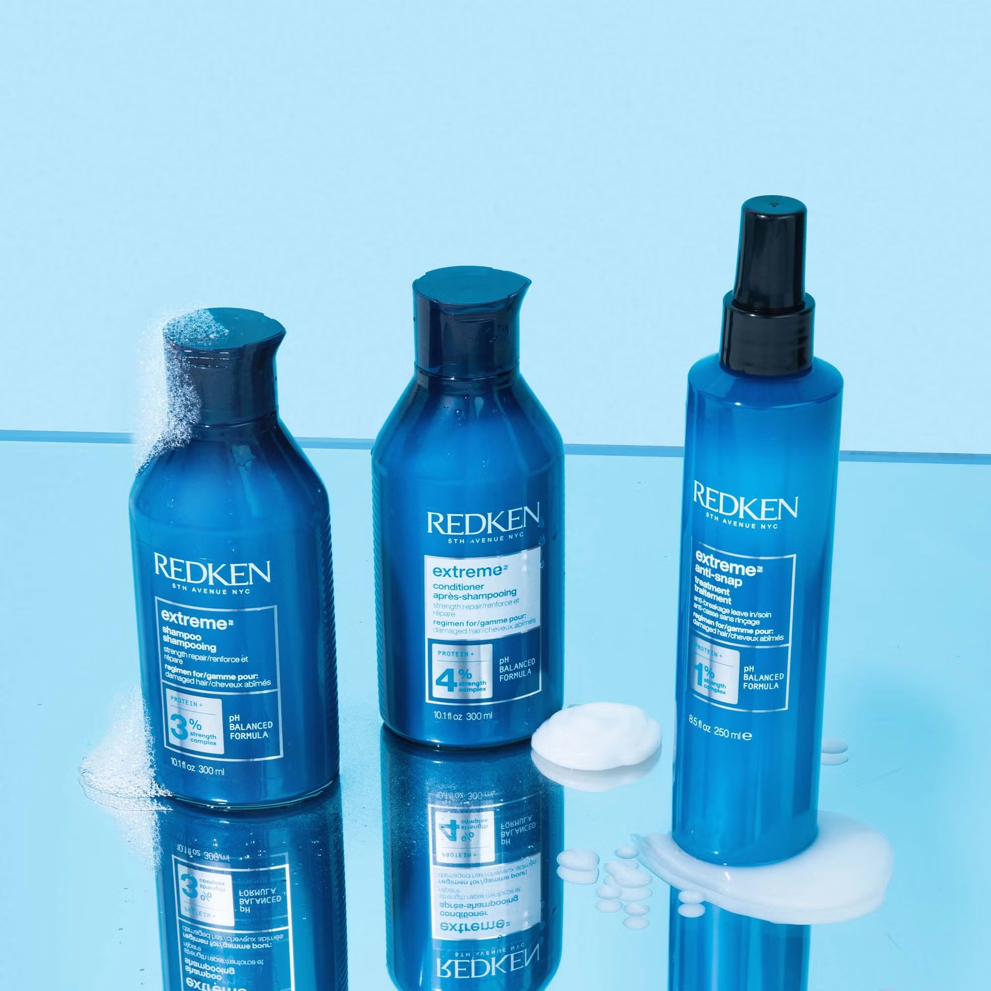 Укрепляющий кондиционер для поврежденных волос Extreme Conditioner REDKEN Объем 300 мл — фото 8