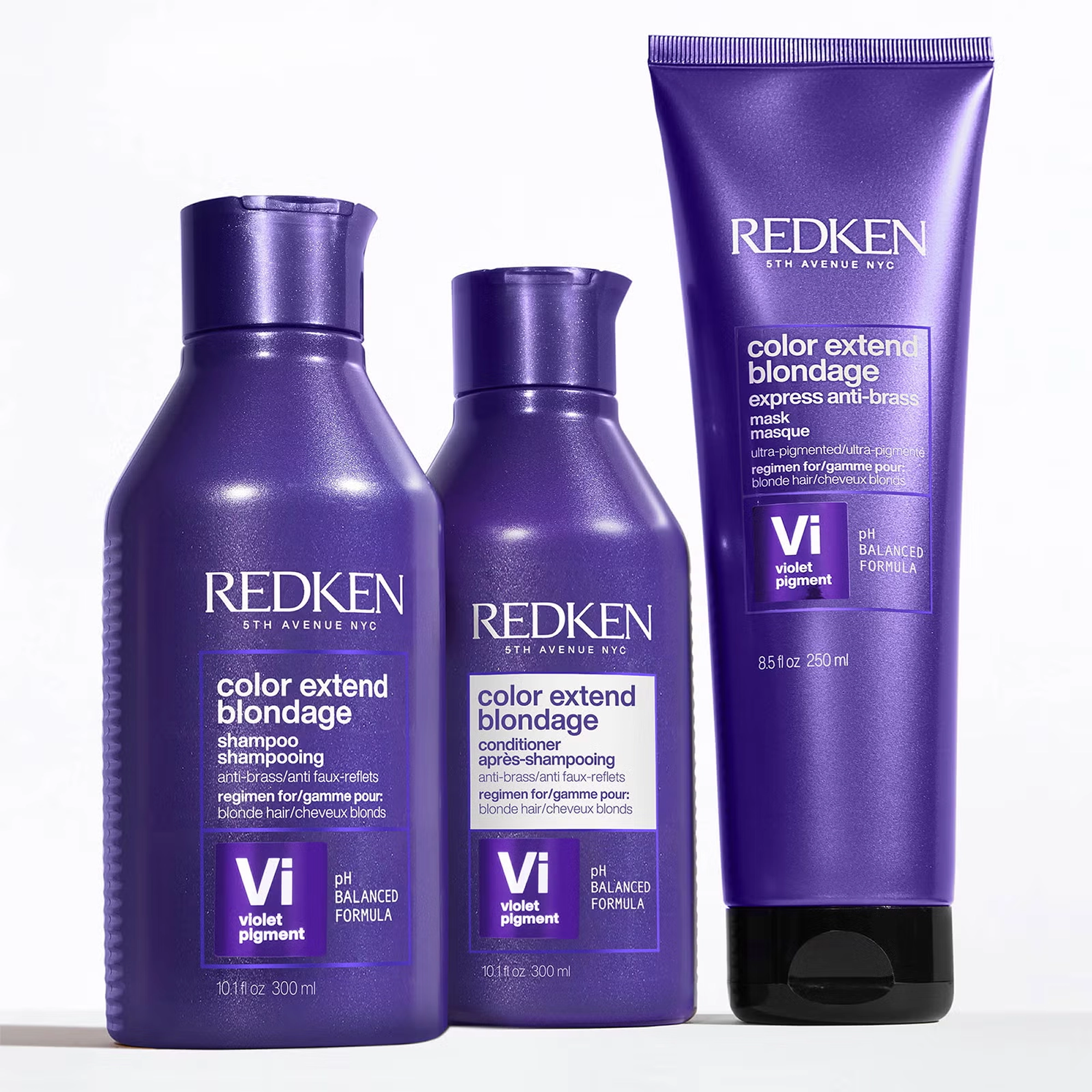 Фіолетовий кондиціонер для підтримки холодного відтінку Color Extend Blondage Conditioner REDKEN Обʼєм 300 мл — фото 6