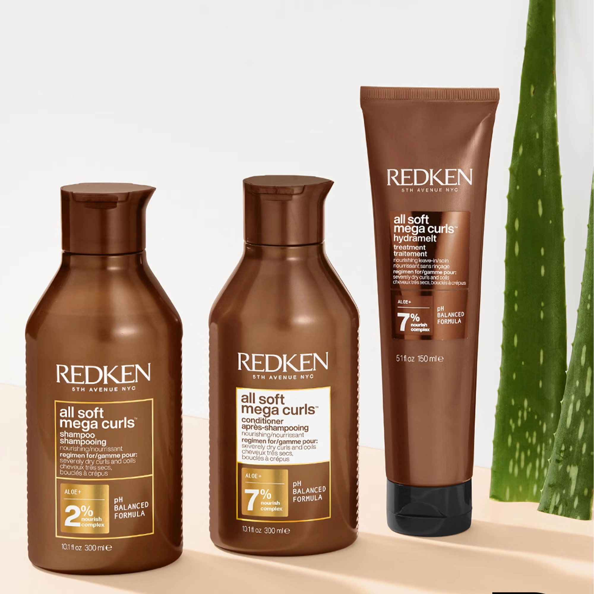 Увлажняющий кондиционер для кудрявых волос All Soft Mega Curls Conditioner REDKEN Объем 300 мл — фото 7