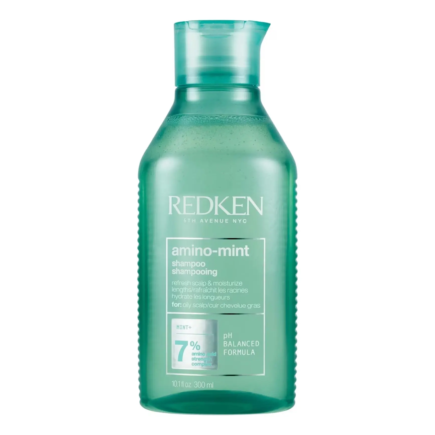 Очищувальний шампунь для жирної шкіри голови Amino Mint Shampoo REDKEN Обʼєм 300 мл