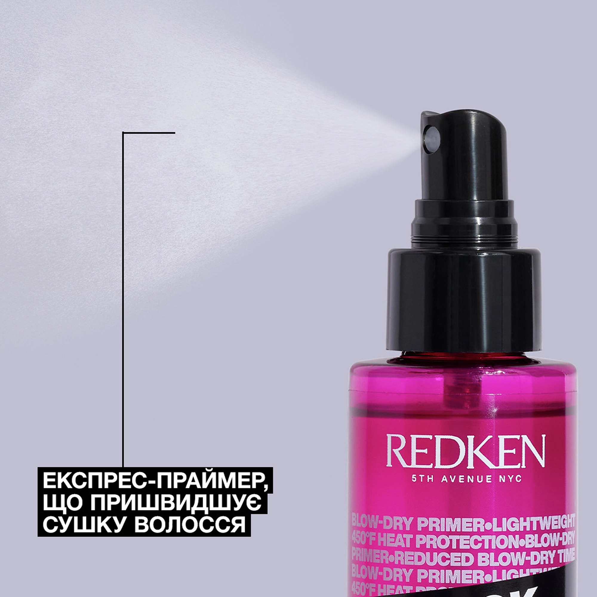 Спрей для швидкого сушіння волосся Quick Blowout REDKEN Обʼєм 125 мл — фото 2