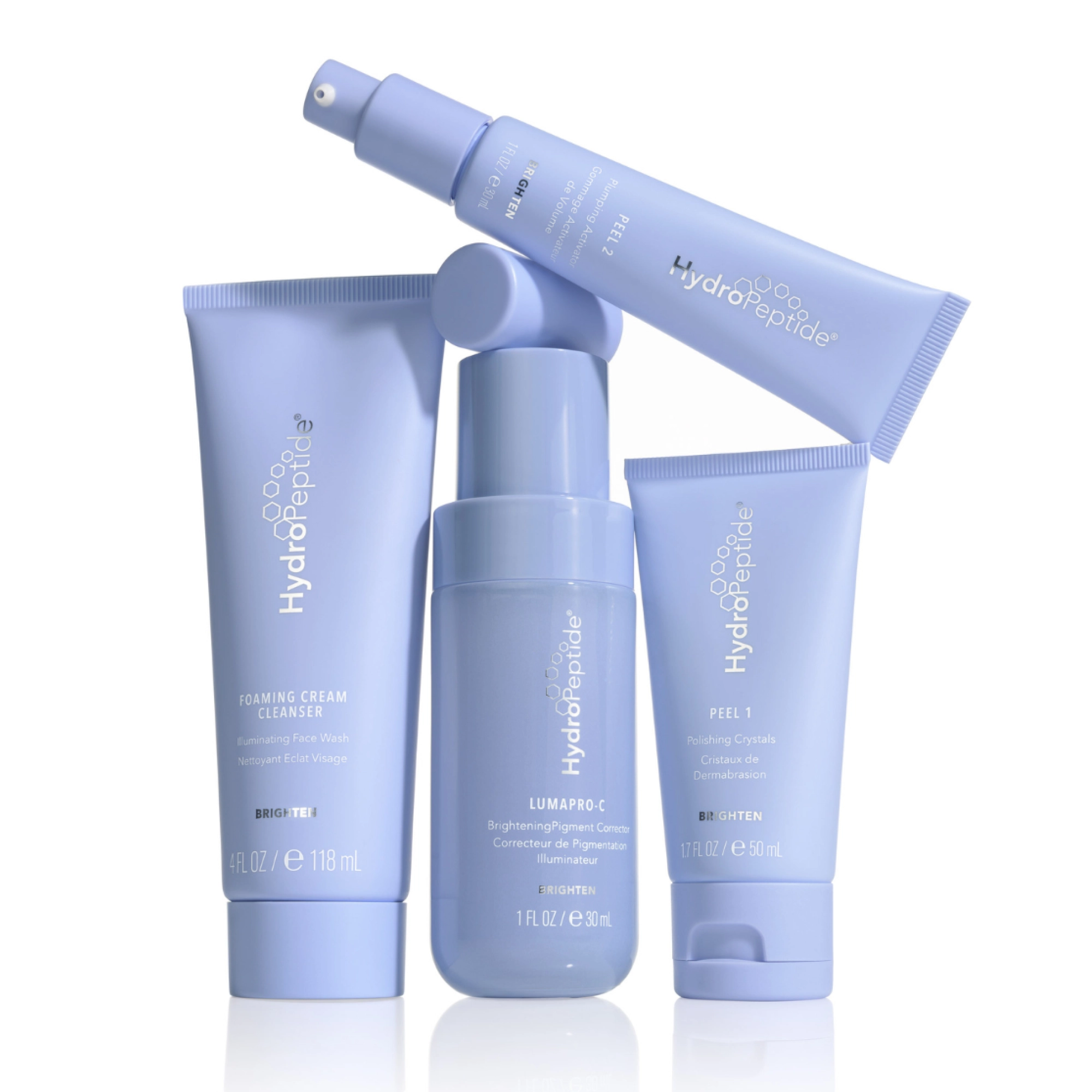 Осветляющее средство для умывания Foaming Cream Cleanser HYDROPEPTIDE Объем 118 мл — фото 8