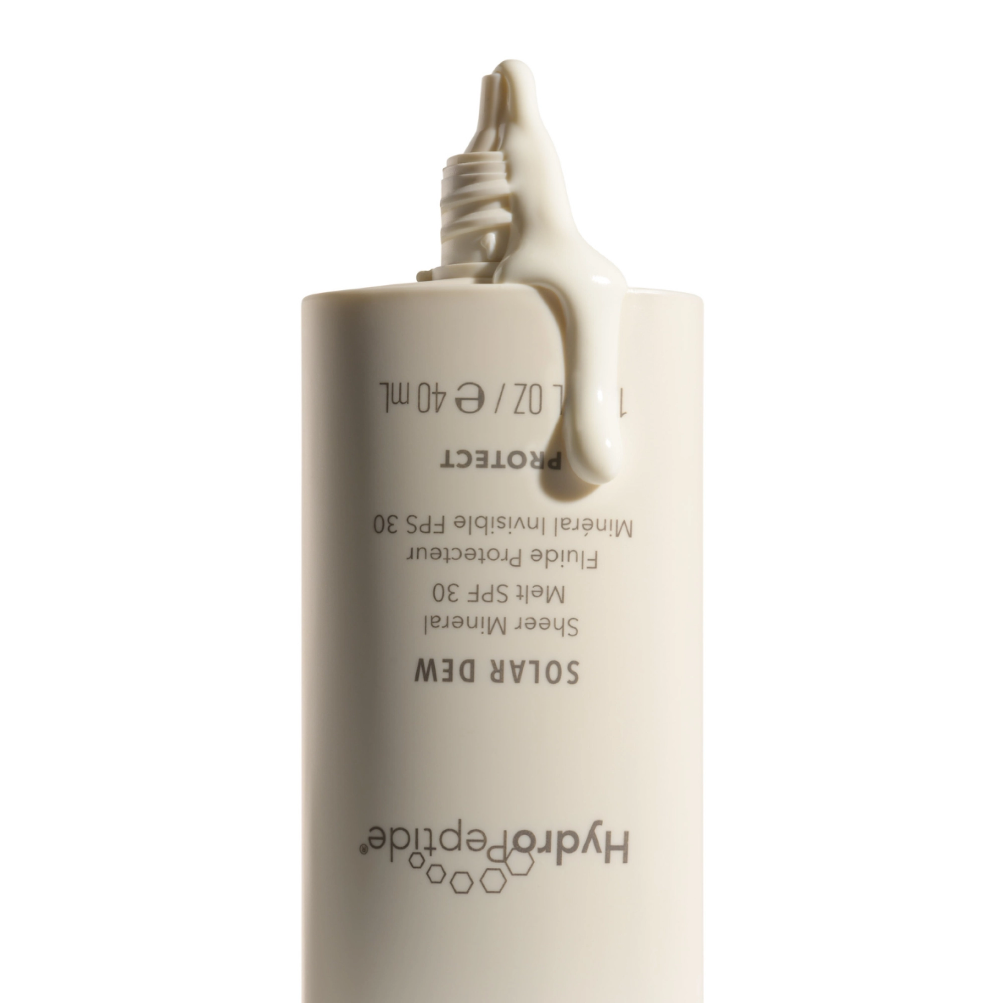 Мінеральна сонцезахисна сироватка з SPF 30 Solar Dew SPF 30 Mineral Serum HYDROPEPTIDE Обʼєм 40 мл — фото 4