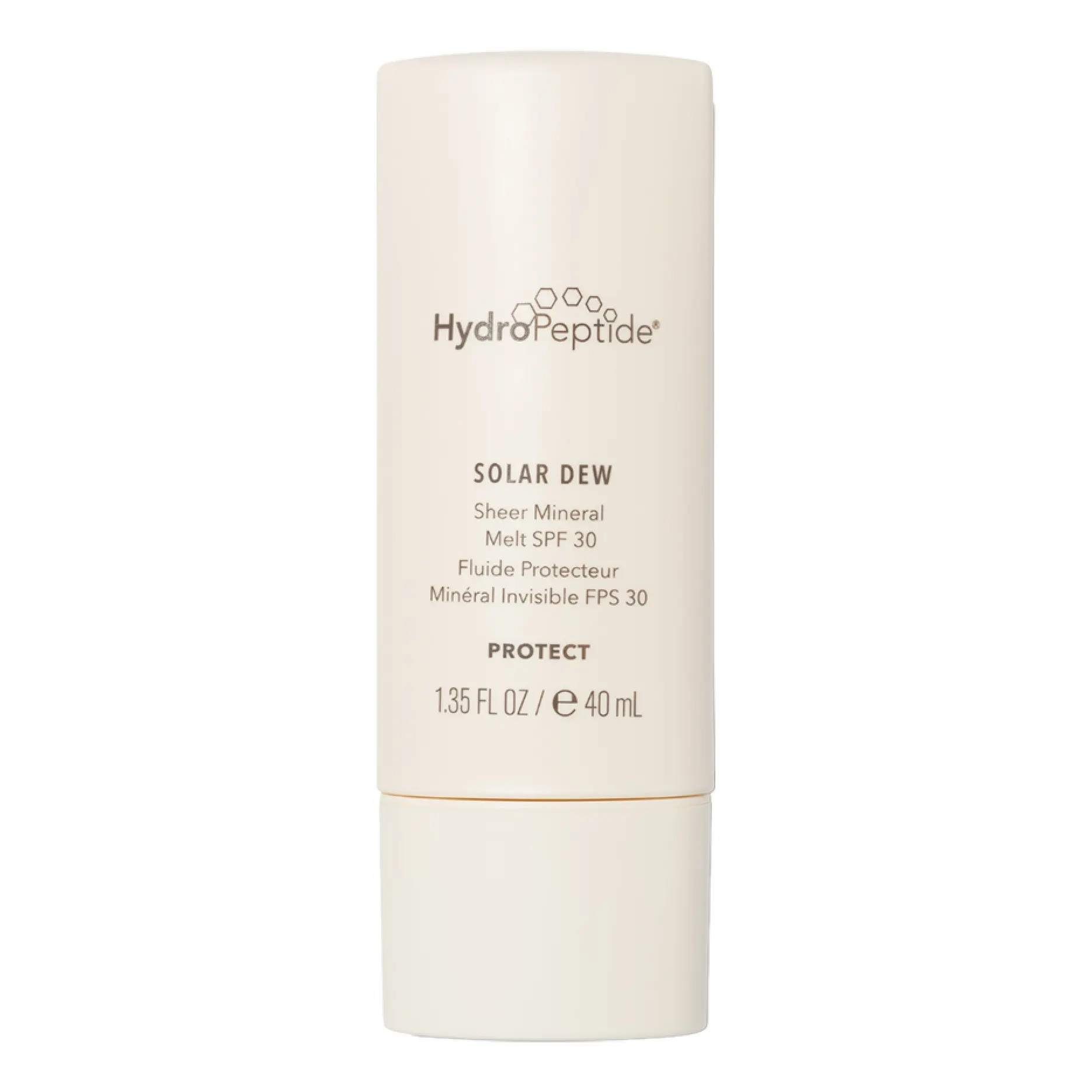 Мінеральна сонцезахисна сироватка з SPF 30 Solar Dew SPF 30 Mineral Serum HYDROPEPTIDE Обʼєм 40 мл