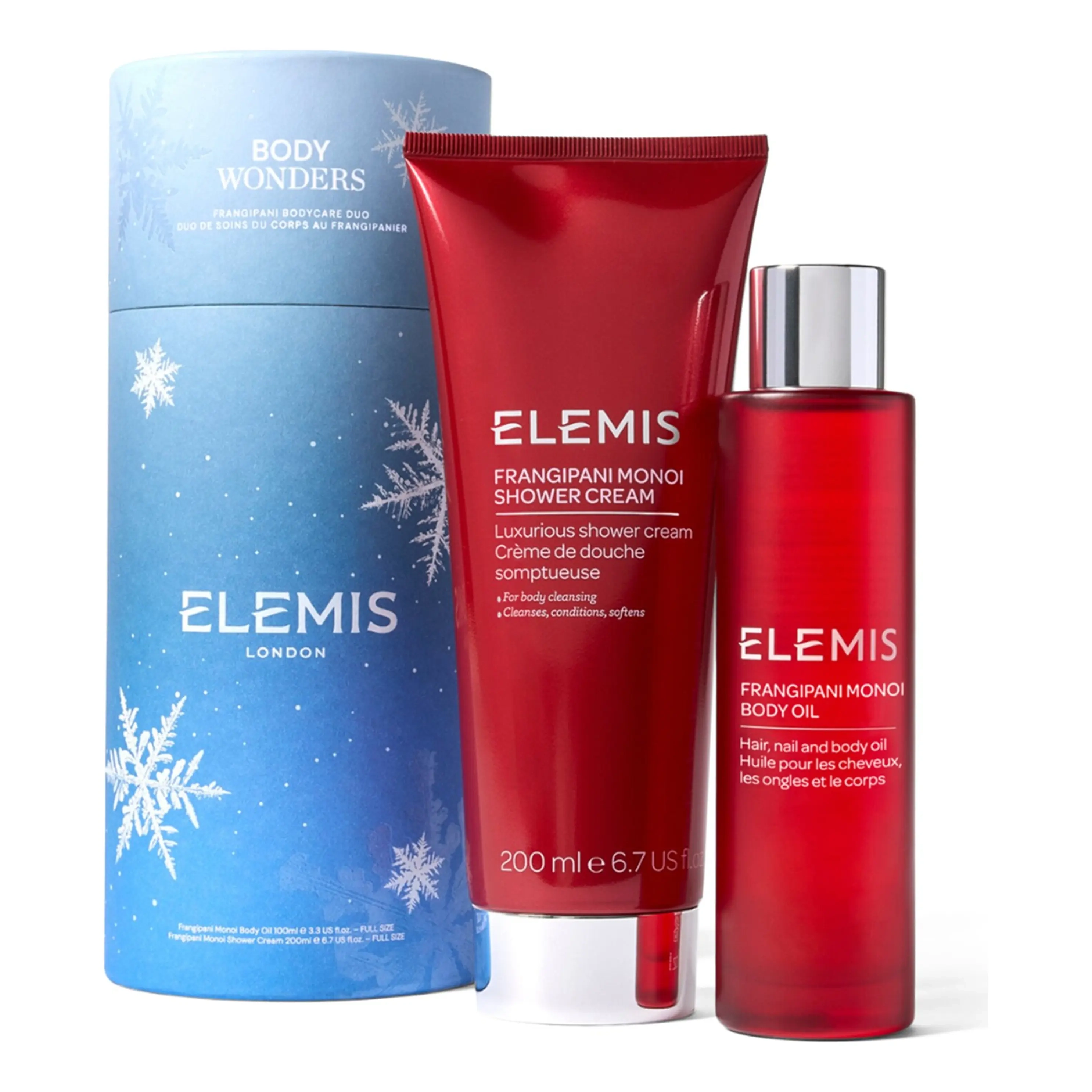 Набір для догляду за тілом "Франжипані-моної" Body Wonders Frangipani Duo ELEMIS