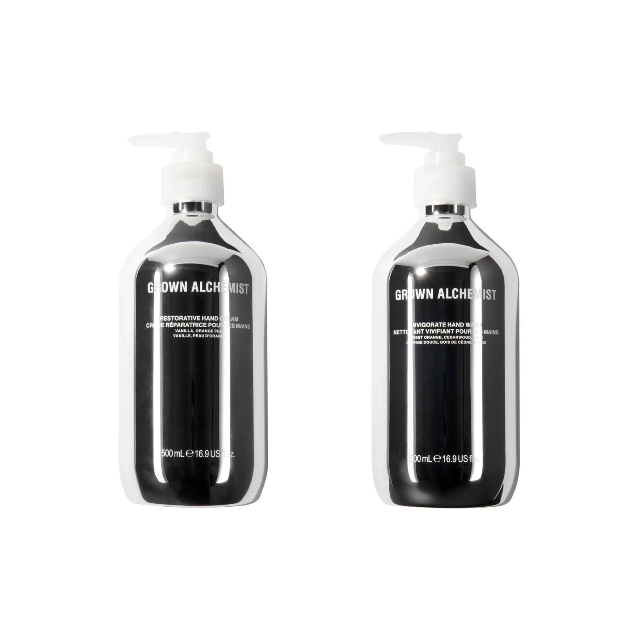 Лімітований набір для догляду за руками у хромованому дизайні Hand Care Set: Chrome Edition GROWN ALCHEMIST — фото 2