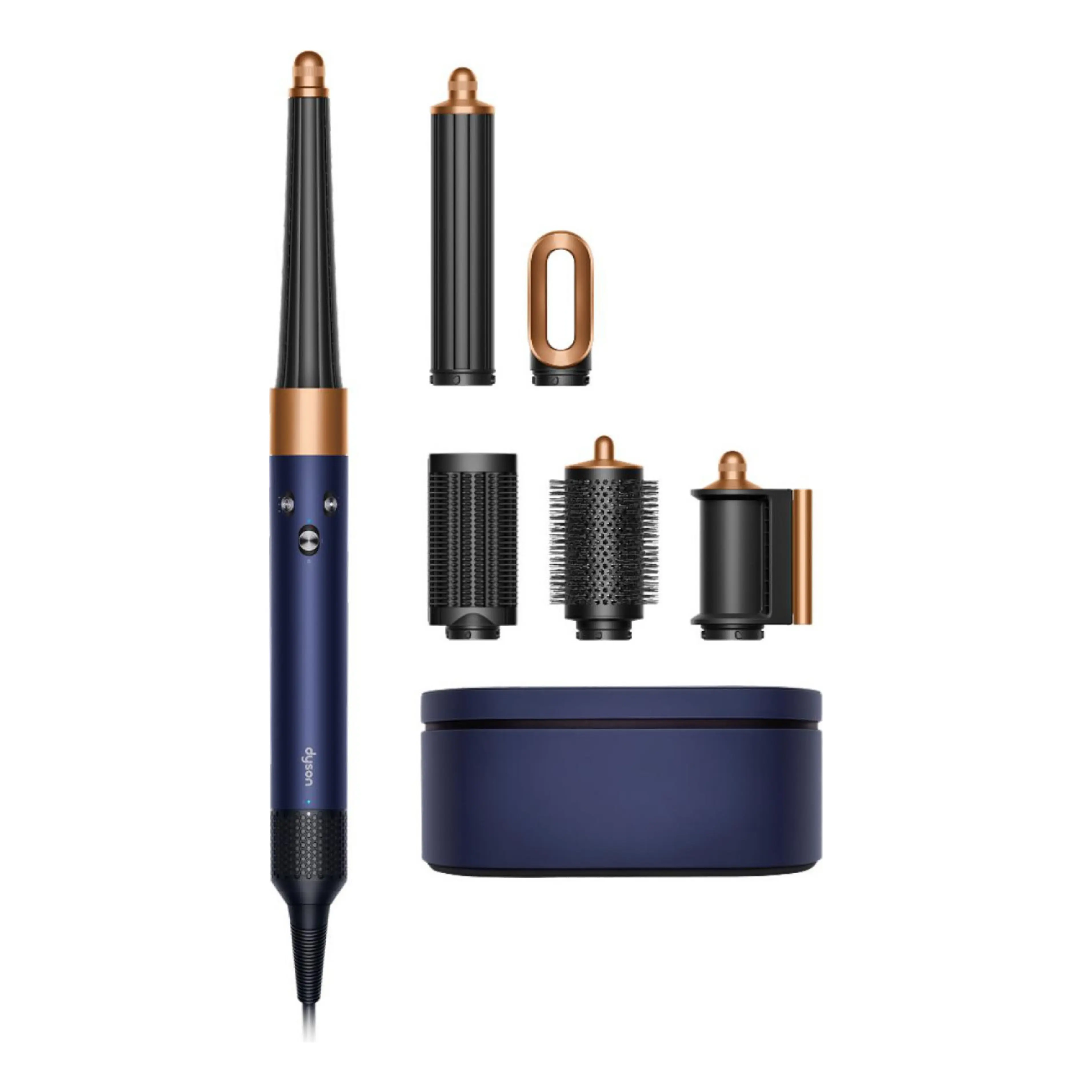 Стайлер для волосся Стайлер Airwrap i.d. Multi-Styler and Dryer Straight+Wavy Ceramic Prussian Blue/Rich Copper DYSON