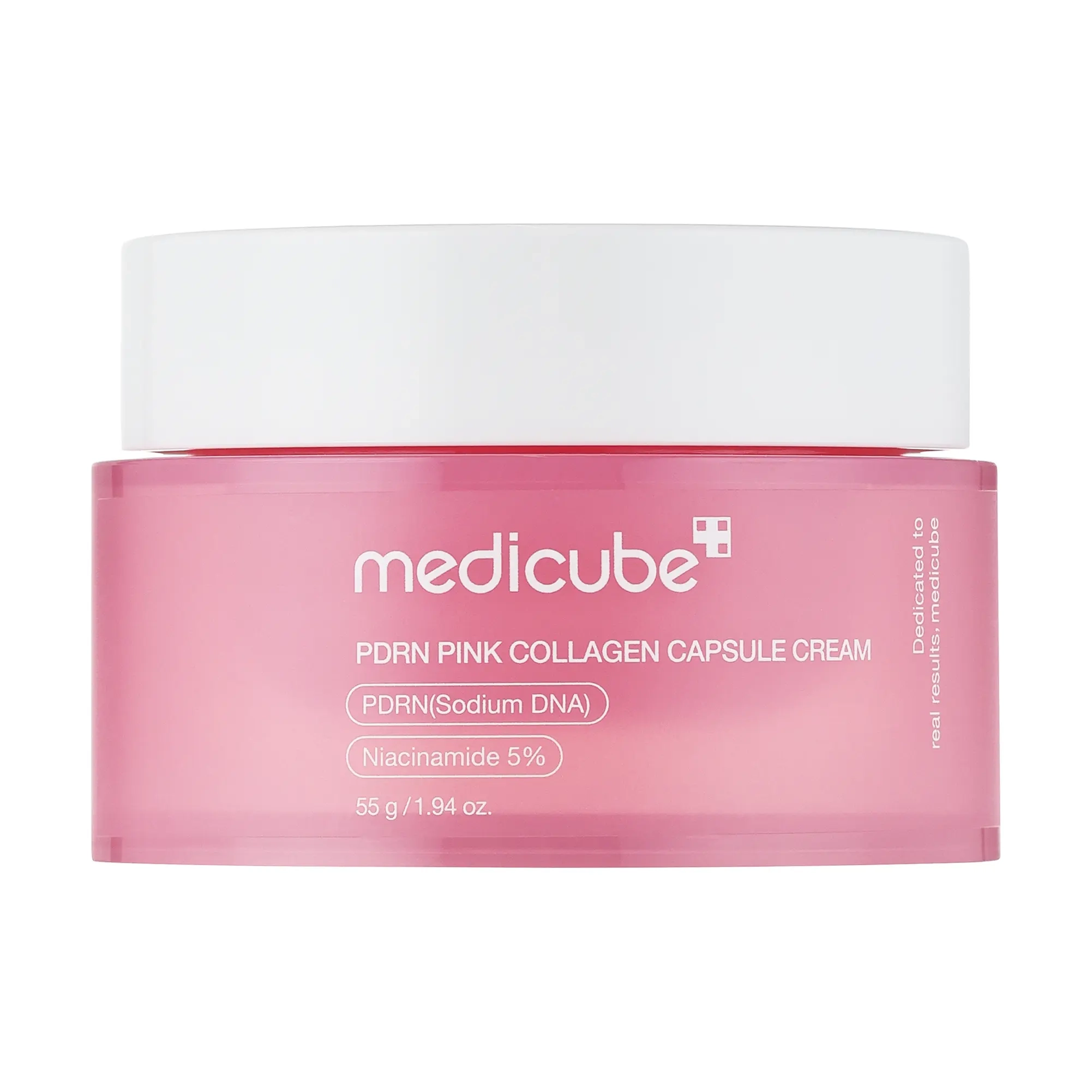 Капсульний крем з колагеном та полінуклеотидами PDRN Pink Collagen Capsule Cream MEDICUBE Вага 55 г