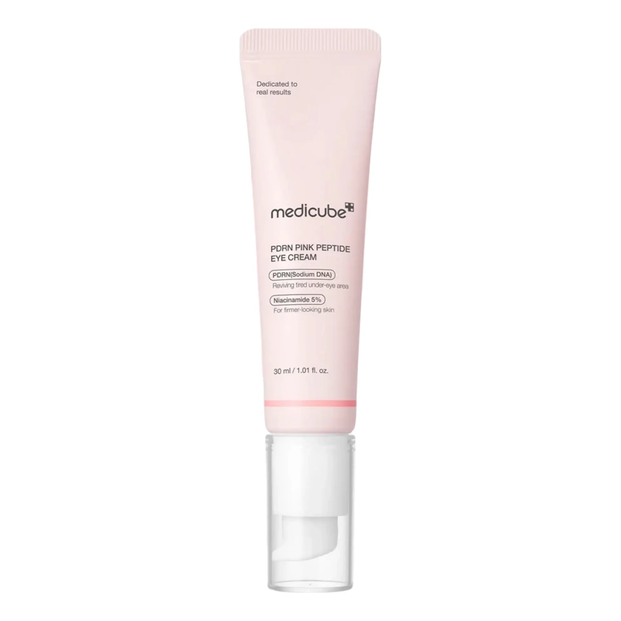 Крем для шкіри навколо очей з полінуклеотидами та пептидами PDRN Pink Peptide Eye Cream MEDICUBE Обʼєм 30 мл