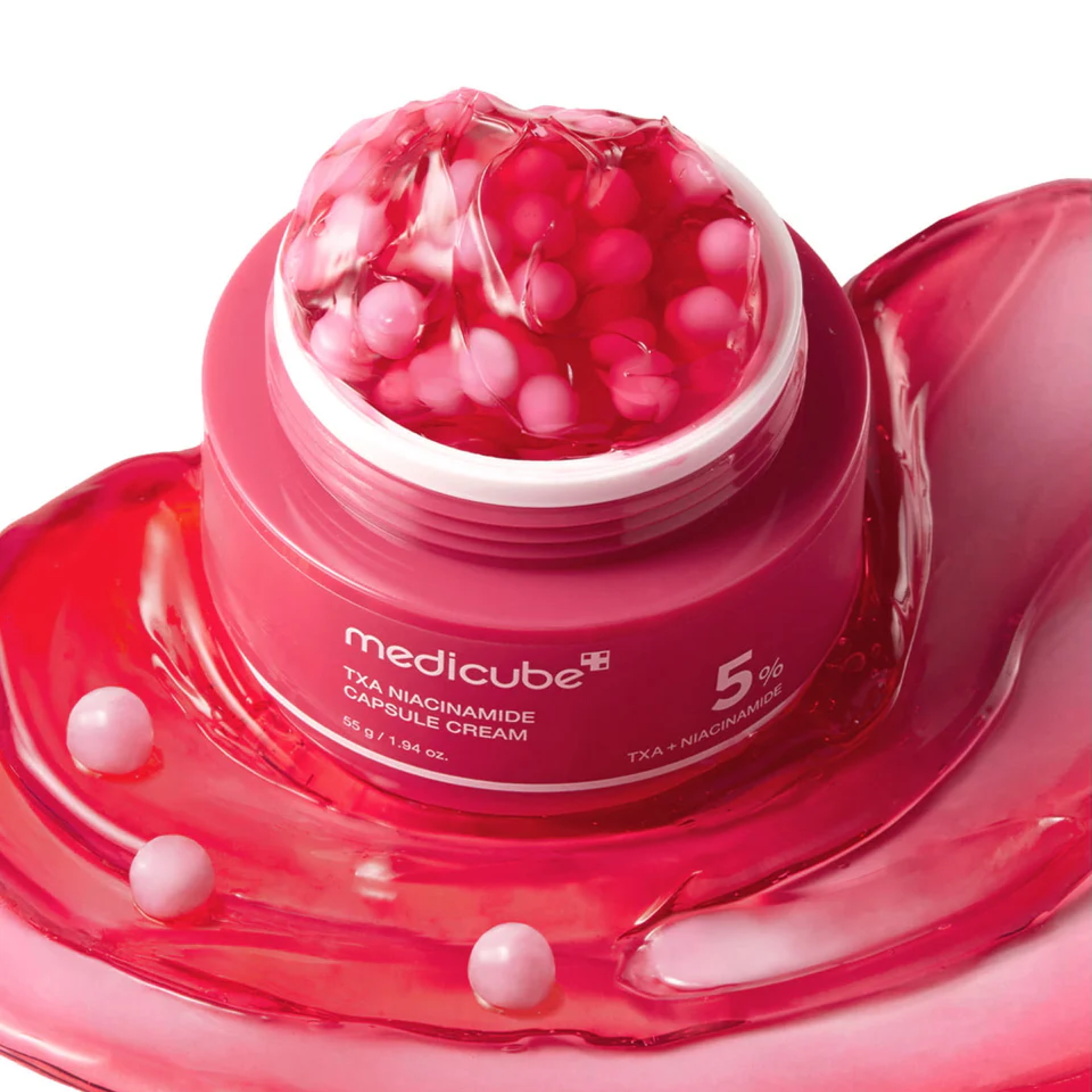 Капсульний крем з транексамовою кислотою та ніацинамідом TXA Niacinamide Capsule Cream MEDICUBE Вага 55 г — фото 3