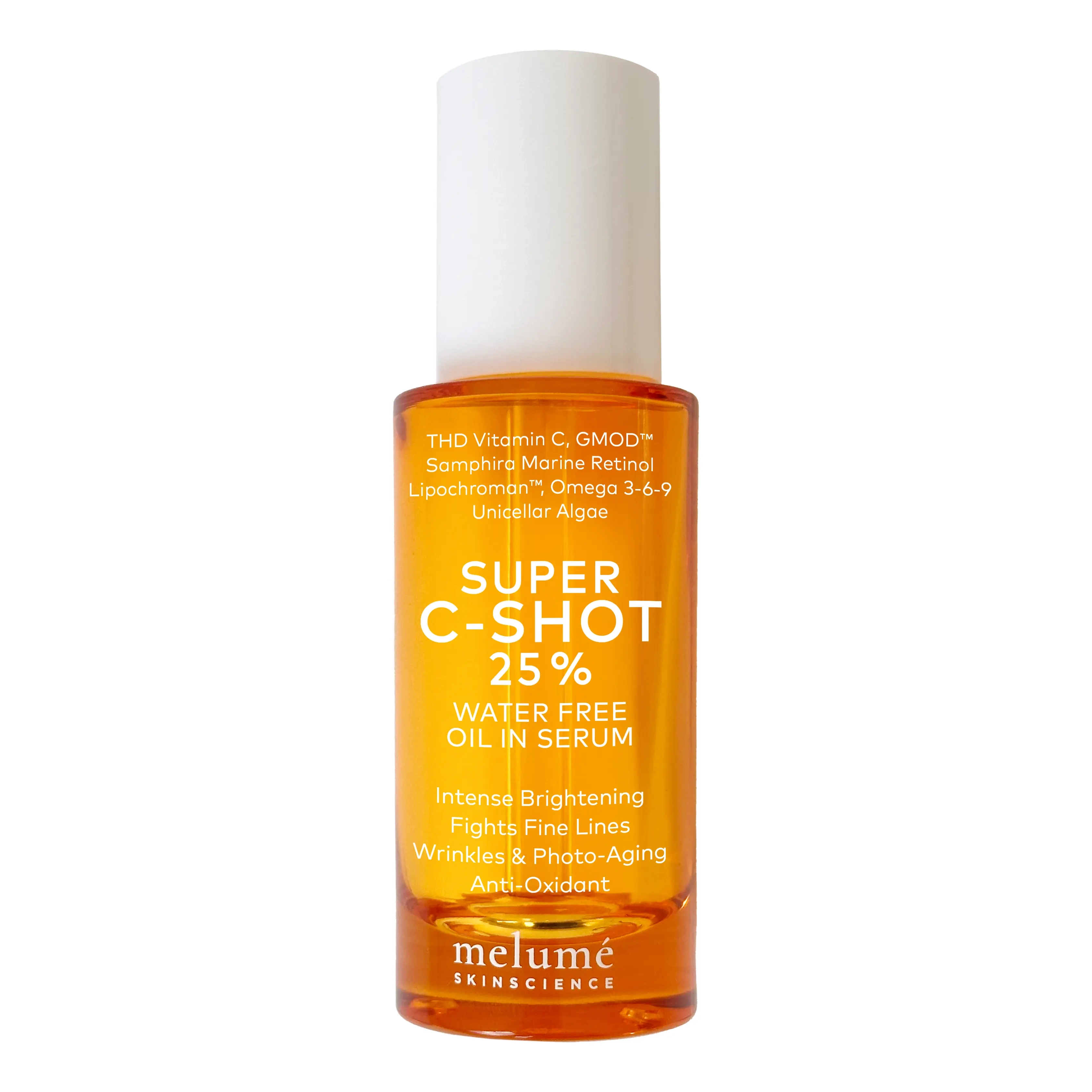 Антиоксидантна сироватка з 25% вітаміном С Super C-Shot 25% MELUMÉ SKINSCIENCE Обʼєм 30 мл