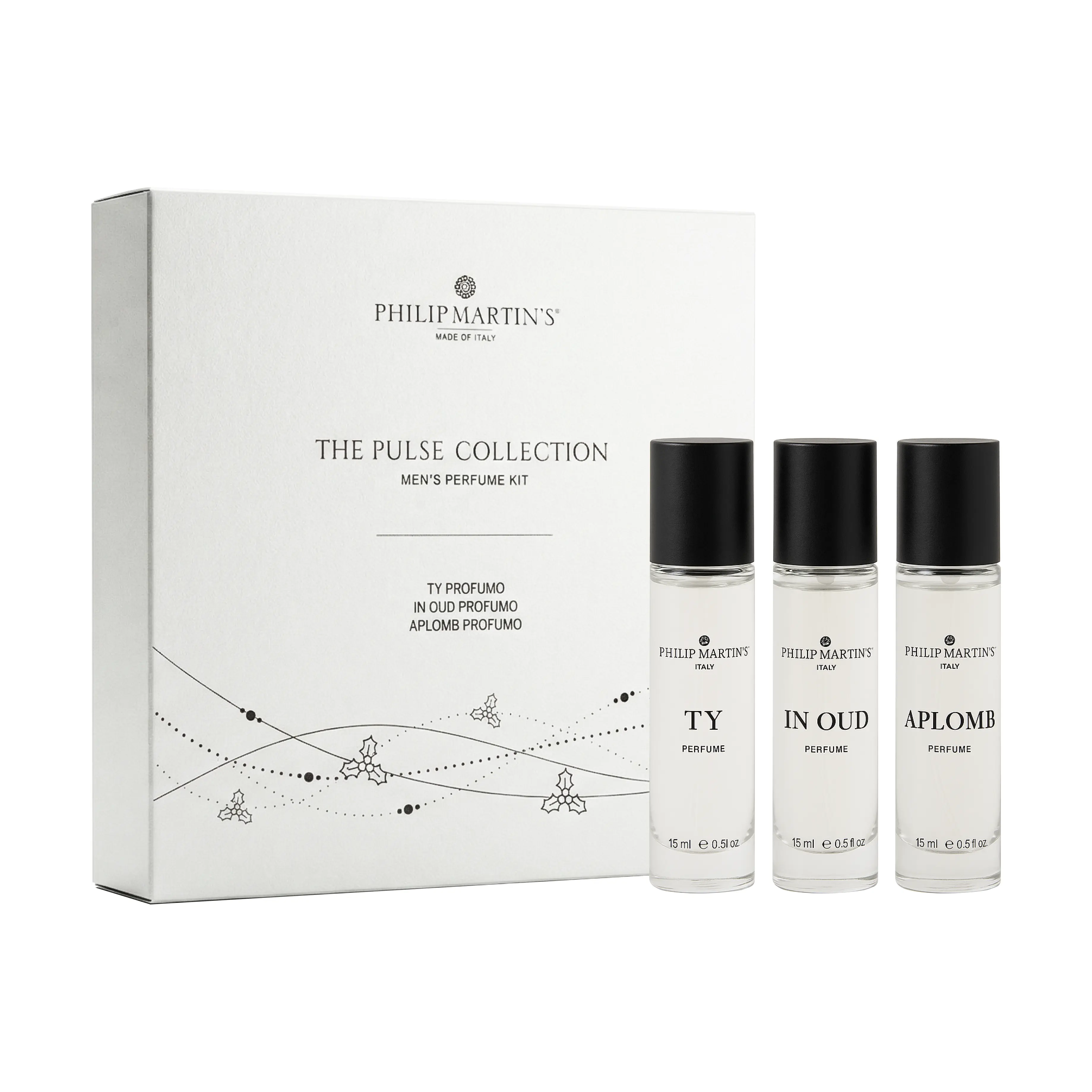 Подарунковий набір чоловічої парфумерії The Pulse Collection Men's Perfume Kit PHILIP MARTIN`S