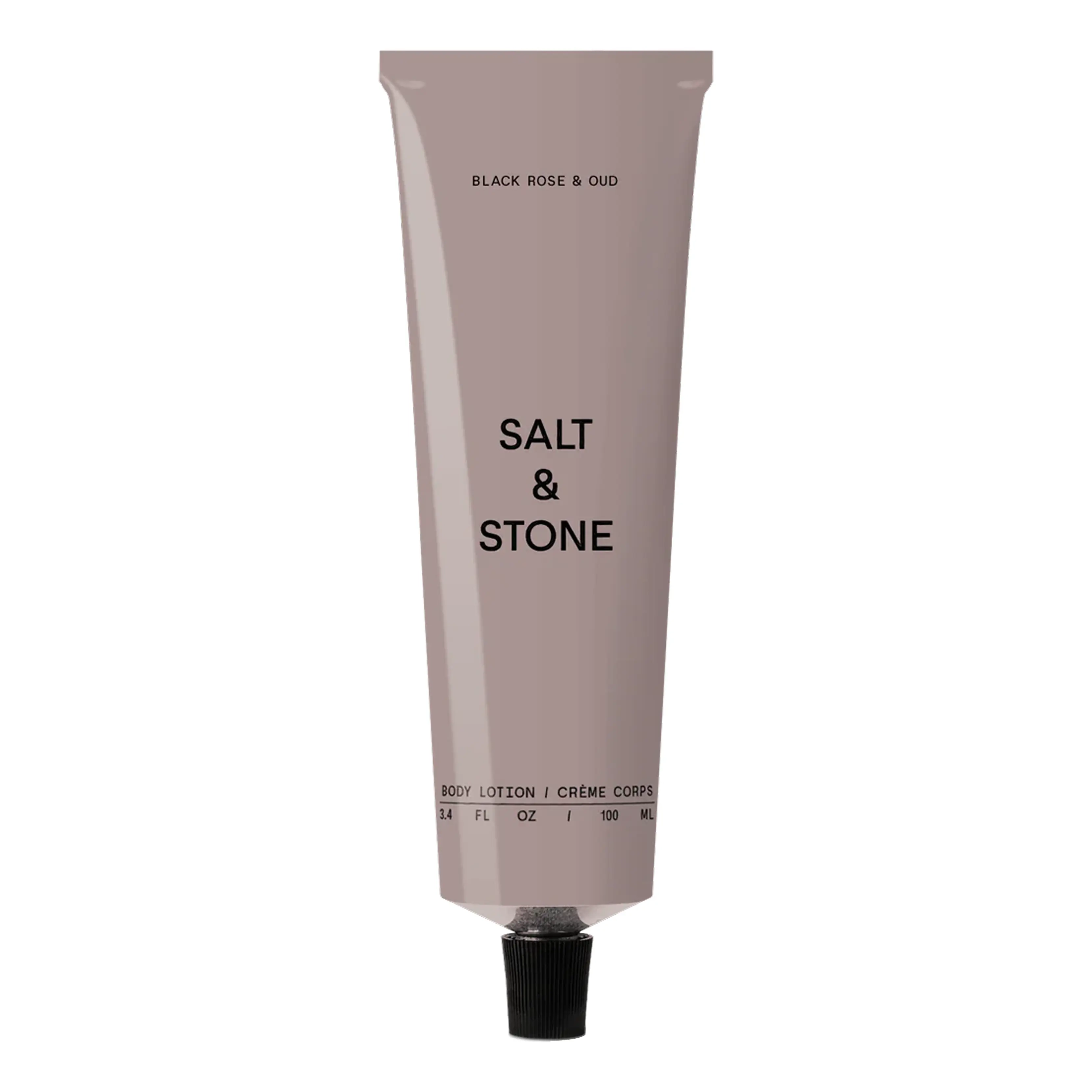 Зволожуючий лосьйон для тіла з ароматом чорної троянди та уда Body Lotion Black Rose & Oud SALT & STONE Обʼєм 100 мл