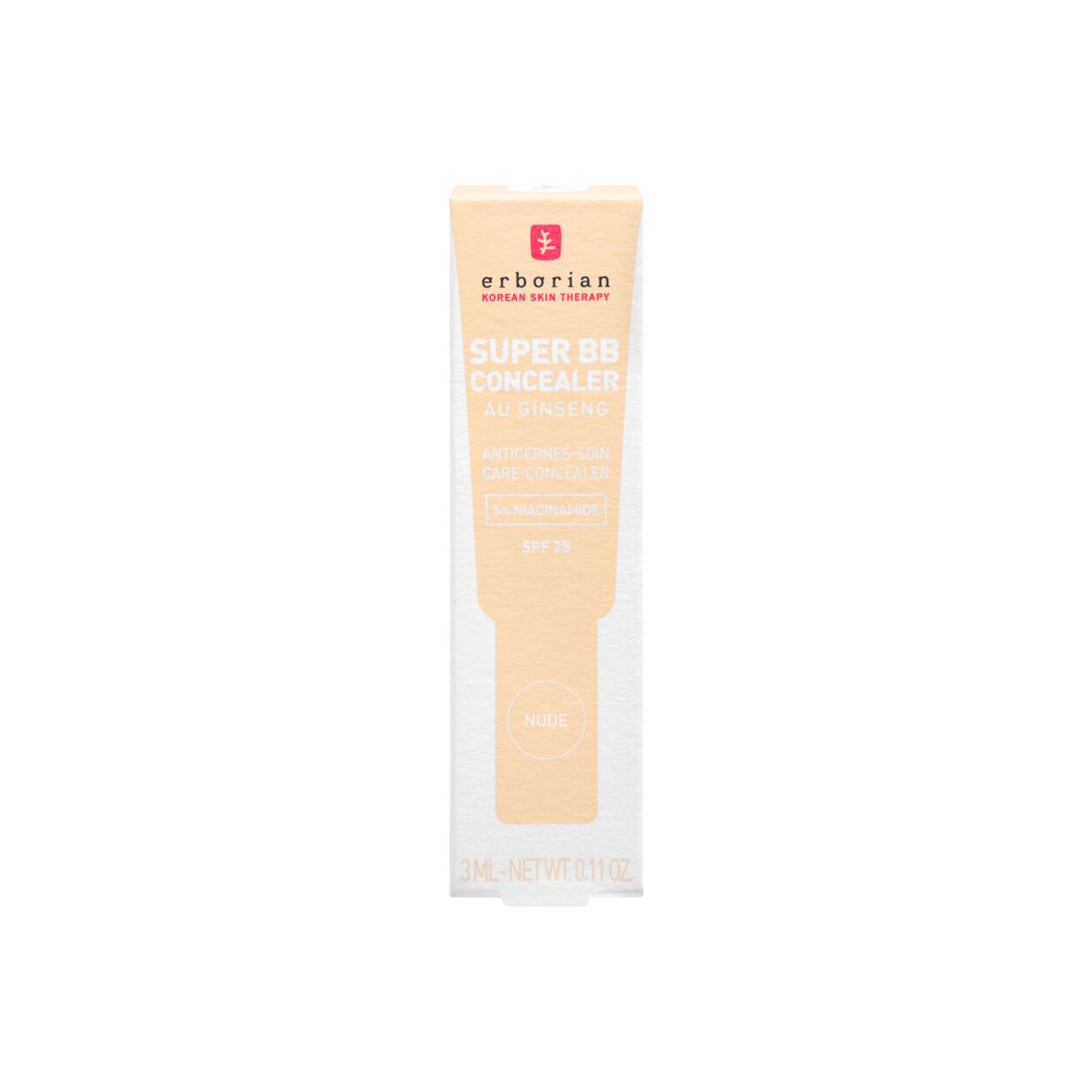 Консилер Super BB Concealer Nude ERBORIAN Объем 3 мл — фото 6