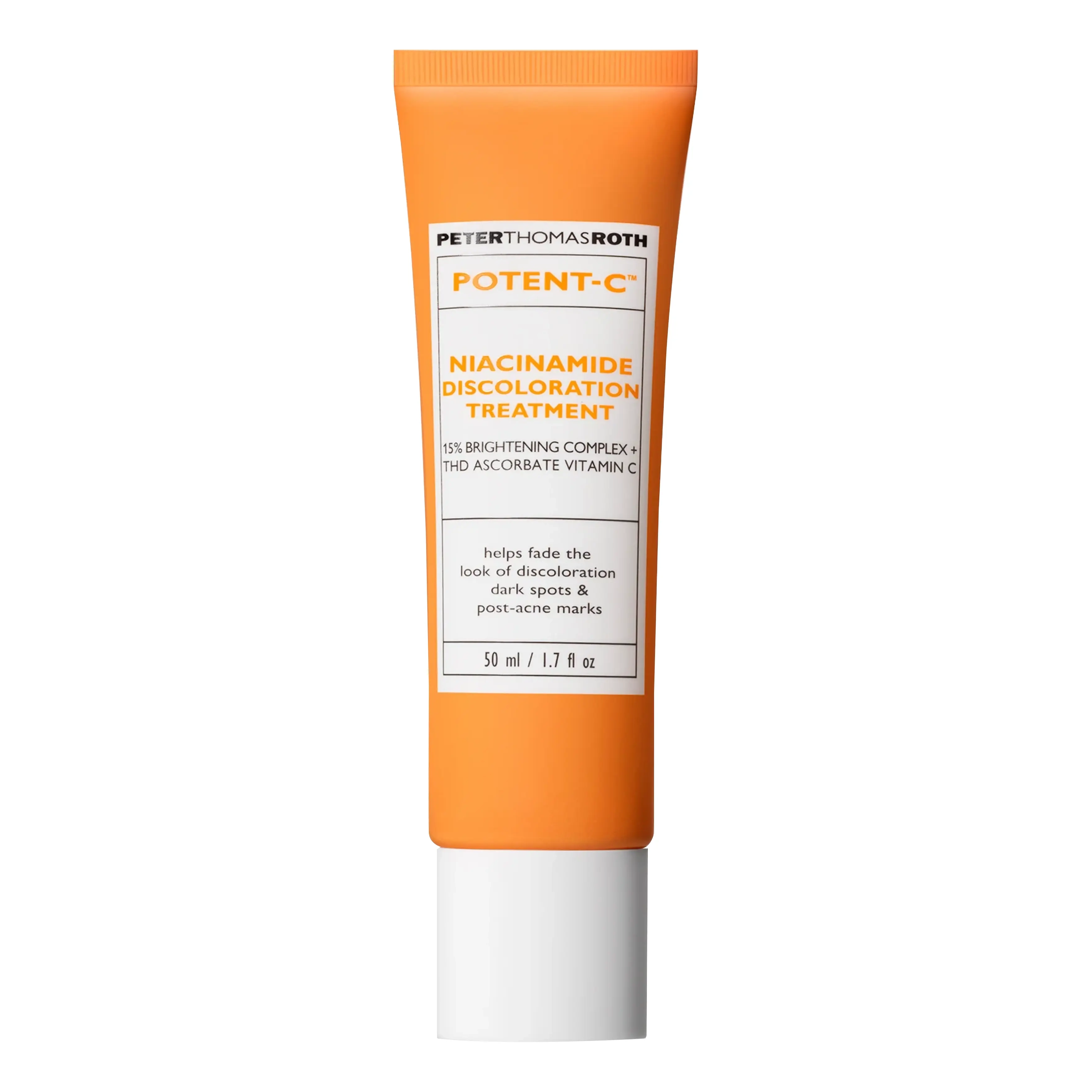 Осветляющий крем-гель с ниацинамидом и витамином С Potent-C Niacinamide Discoloration Treatment PETER THOMAS ROTH Объем 50 мл