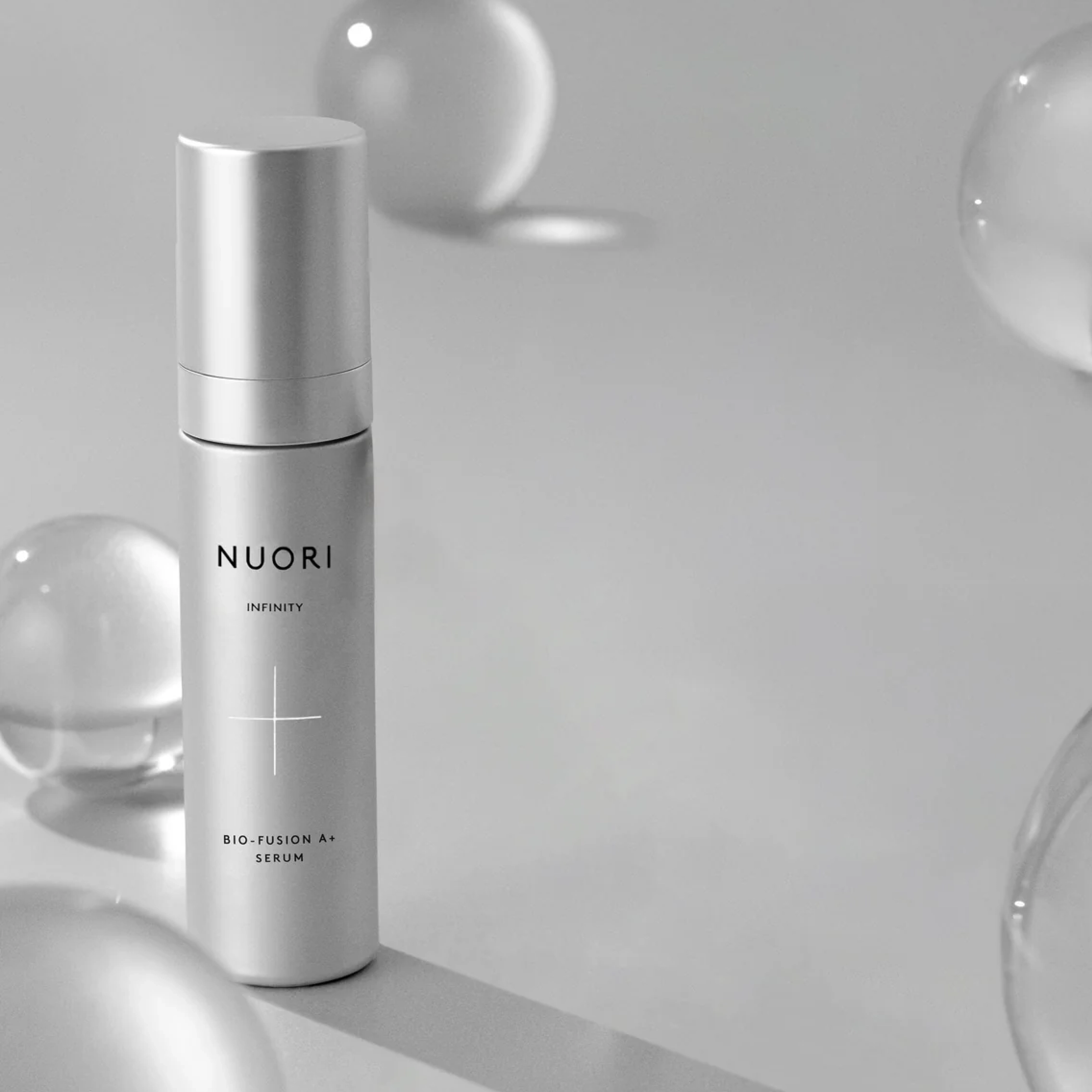 Антивікова сироватка для пружності та оновлення шкіри Infinity Bio-Fusion A+ Serum NUORI Обʼєм 50 мл — фото 4