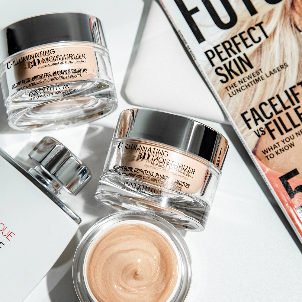Зволожуючий крем з ефектом сяяння C-Illuminating 3D Moisturizer INSTYTUTUM Обʼєм 50 мл — фото 4