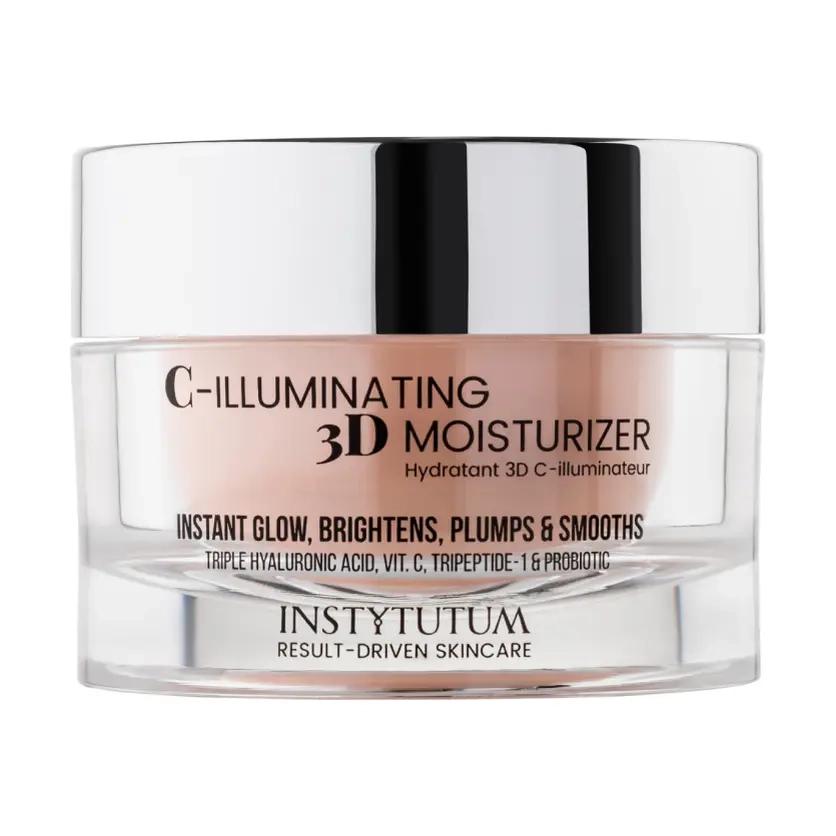 Зволожуючий крем з ефектом сяяння C-Illuminating 3D Moisturizer INSTYTUTUM Обʼєм 50 мл