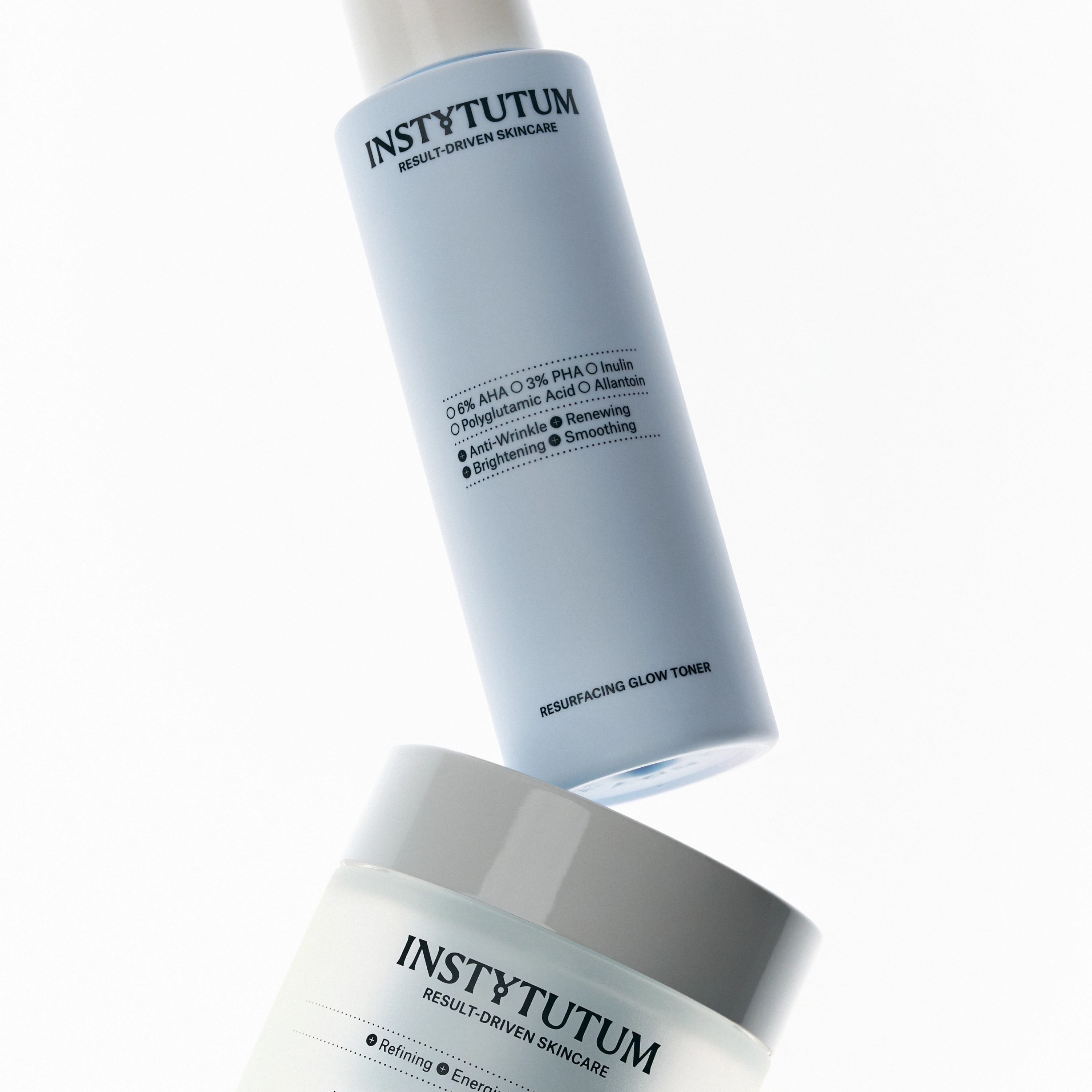 Тонер з AHA та PHA кислотами для оновлення та вирівнювання тону шкіри Resurfacing Glow Toner INSTYTUTUM Обʼєм 100 мл — фото 5