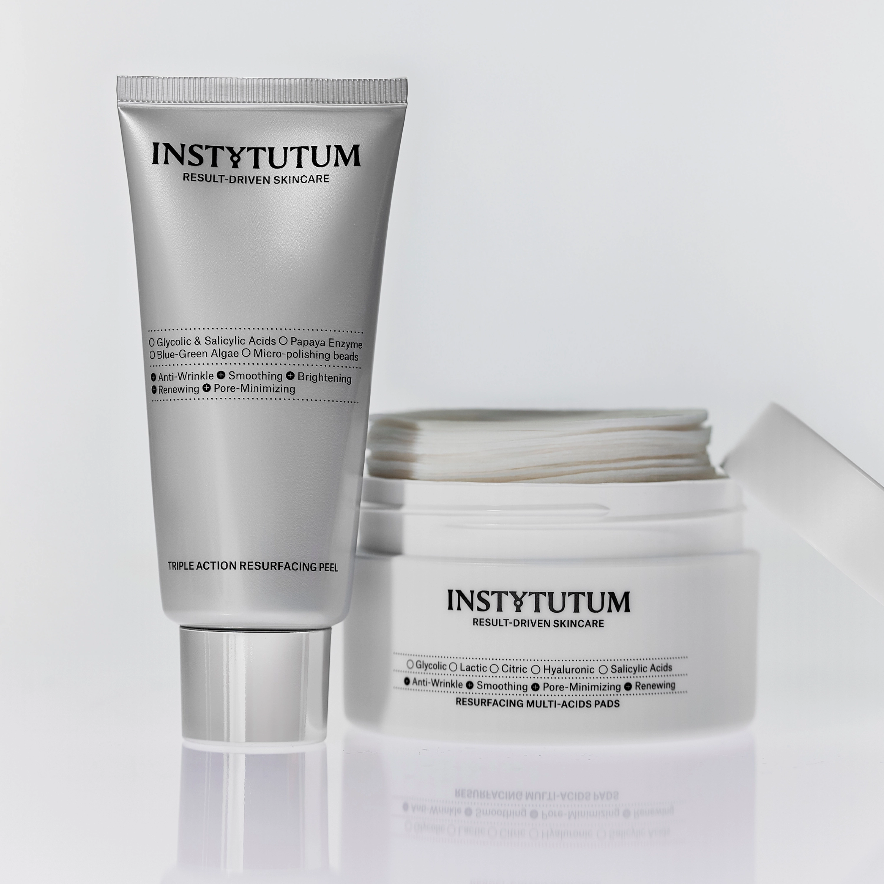 Пады с кислотами для глубокого обновления кожи Resurfacing Multi-Acids Pads INSTYTUTUM — фото 7